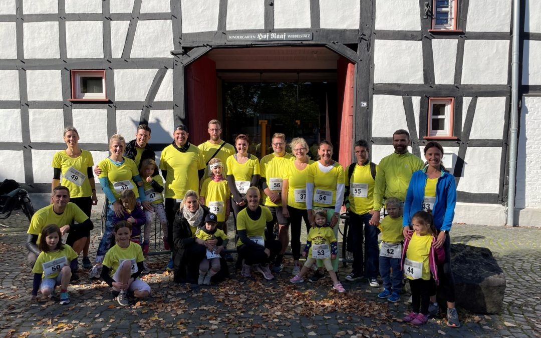 Die Kleinsten waren die Größten: Wir werden als größte Gruppe beim 4. Rheinbacher Bürgerlauf geehrt